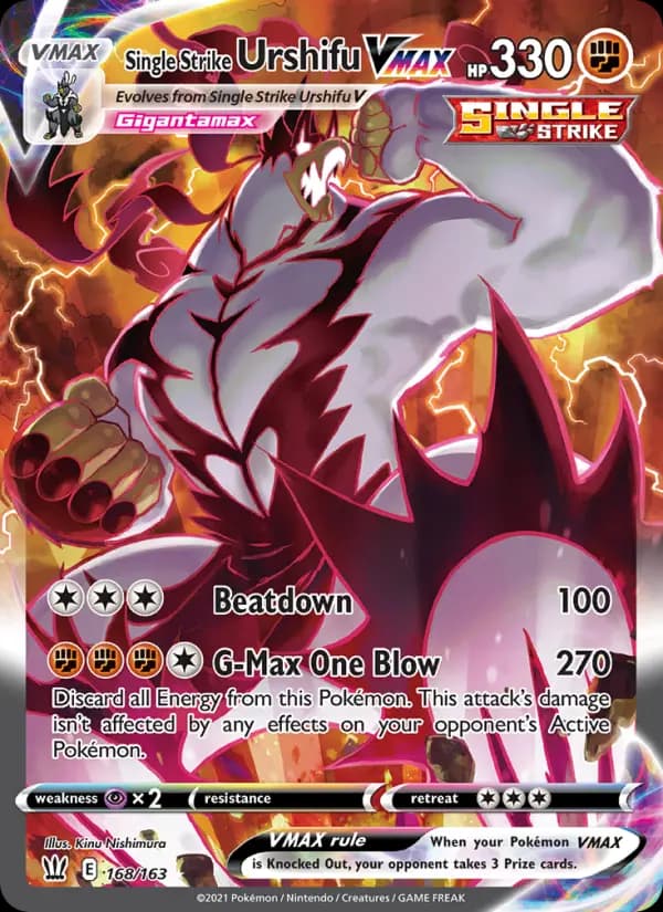 Single Strike Urshifu VMAX #168 — Battle Styles