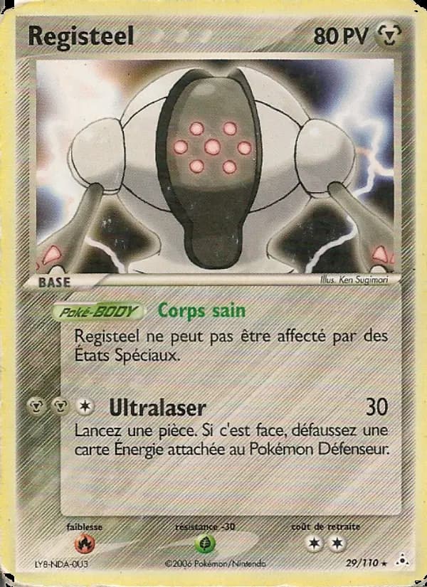 Carte Pokémon Registeel #29 — Fantômes Holon