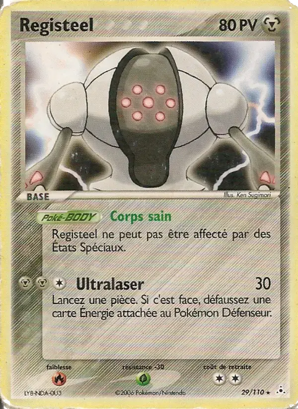 Carte Pokémon Registeel #29 — Fantômes Holon
