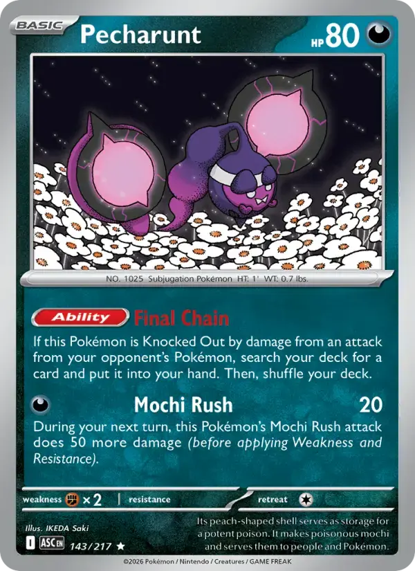 Pecharunt #143 — Ascended Heroes