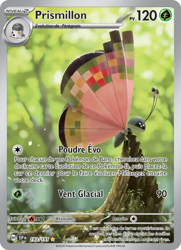 Carte Pokémon Prismillon #193 — Étincelles Déferlantes