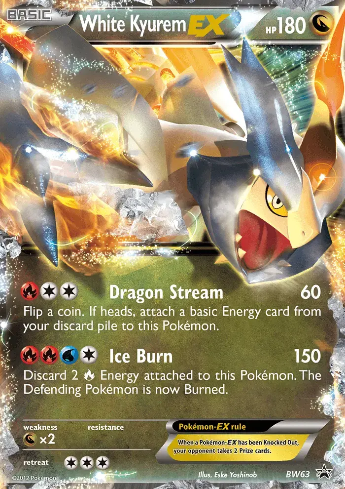 White Kyurem-EX #BW63 — Black & White Promos