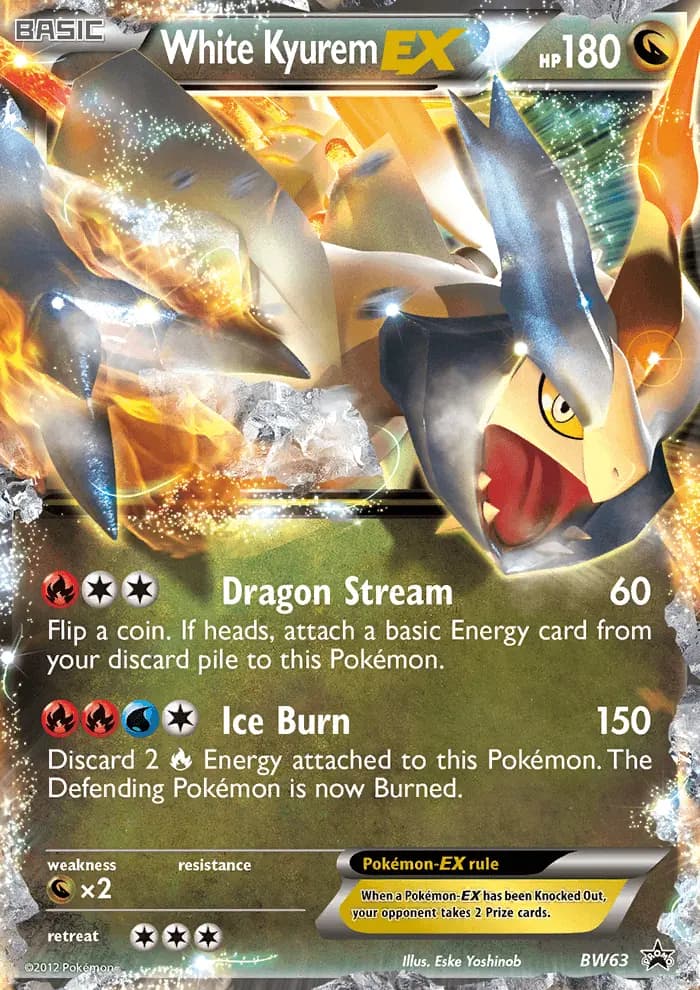 White Kyurem-EX #BW63 — Black & White Promos