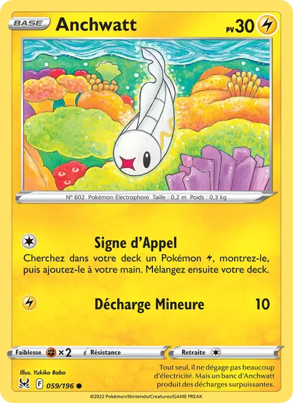 Carte Pokémon Anchwatt #059 — Origine Perdue