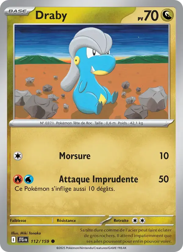 Carte Pokémon Draby #112 — Aventures Ensemble
