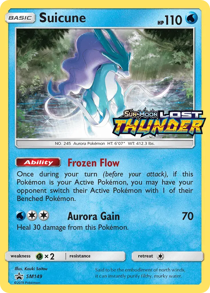 Suicune #SM149 — Sun & Moon Promos