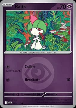 Ralts #087 Non Holo — Ascended Heroes