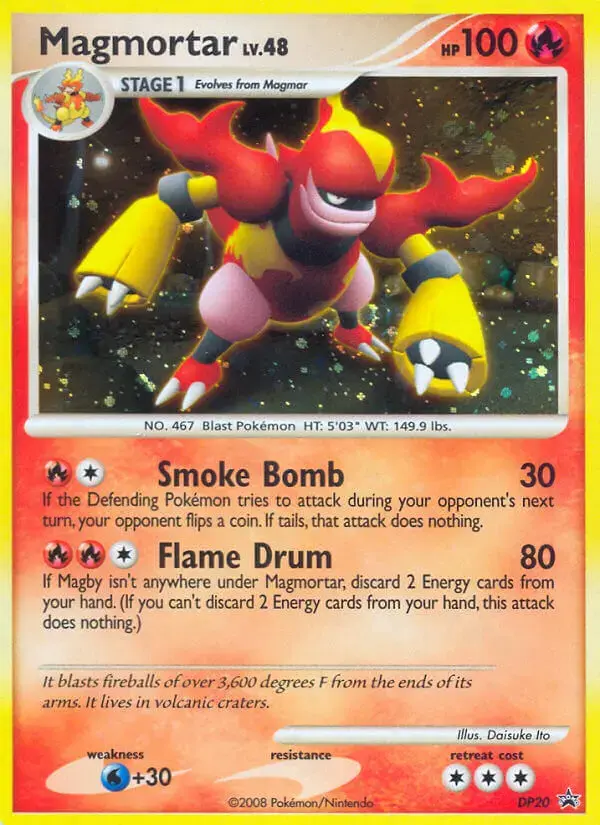 Carte Pokémon Maganon #DP20 — Promos Diamant et Perle