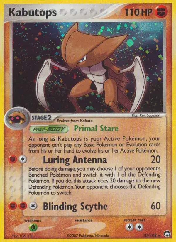 Kabutops #10 — Power Keepers