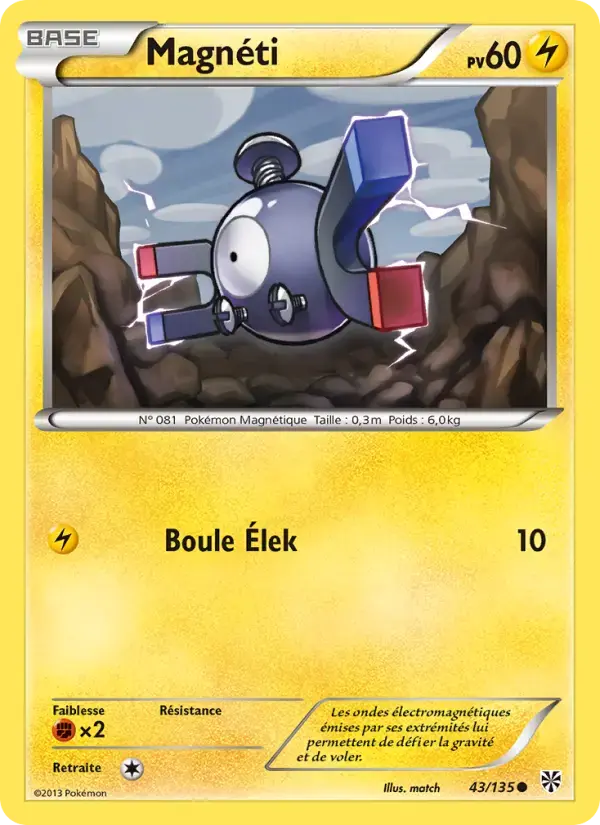 Carte Pokémon Magnéti #43 — Tempête Plasma