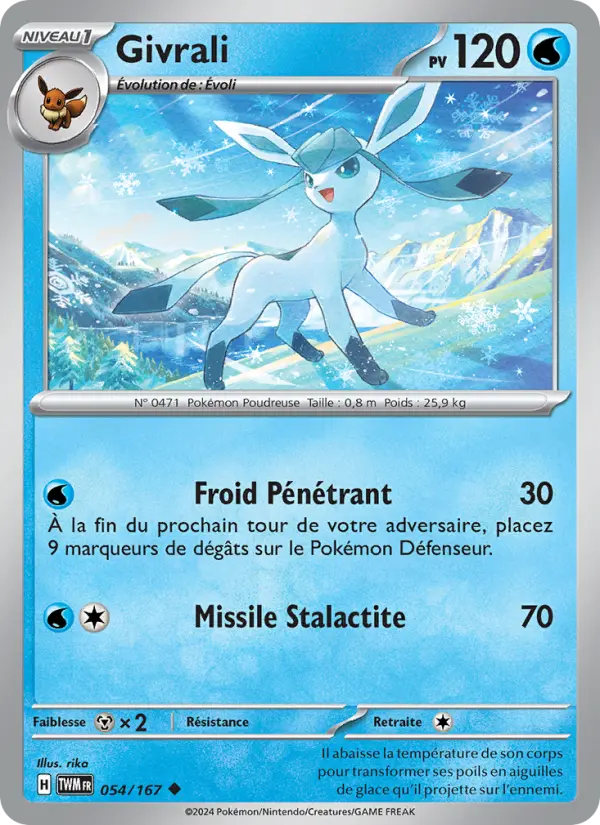 Carte Pokémon Givrali #054 — Mascarade Crépusculaire
