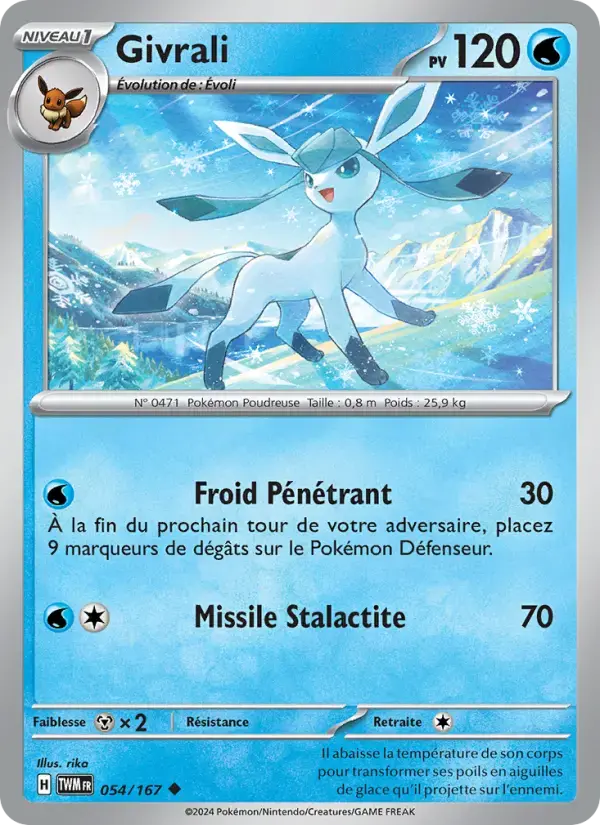 Carte Pokémon Givrali #054 — Mascarade Crépusculaire