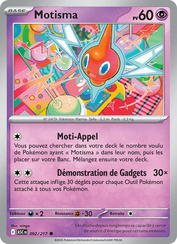 Carte Pokémon Motisma #092 — Héros Transcendants