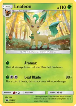 Carte Pokémon Leafeon #SM237 — Promos Soleil et Lune
