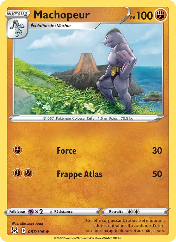 Carte Pokémon Machopeur #087 — Origine Perdue