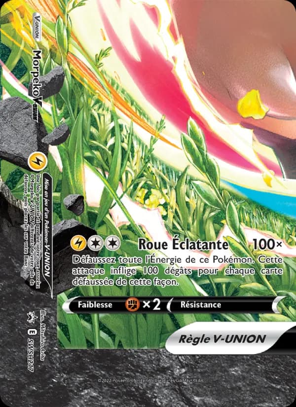 Carte Pokémon Morpeko V-UNION #SWSH217 — Promos Épée et Bouclier