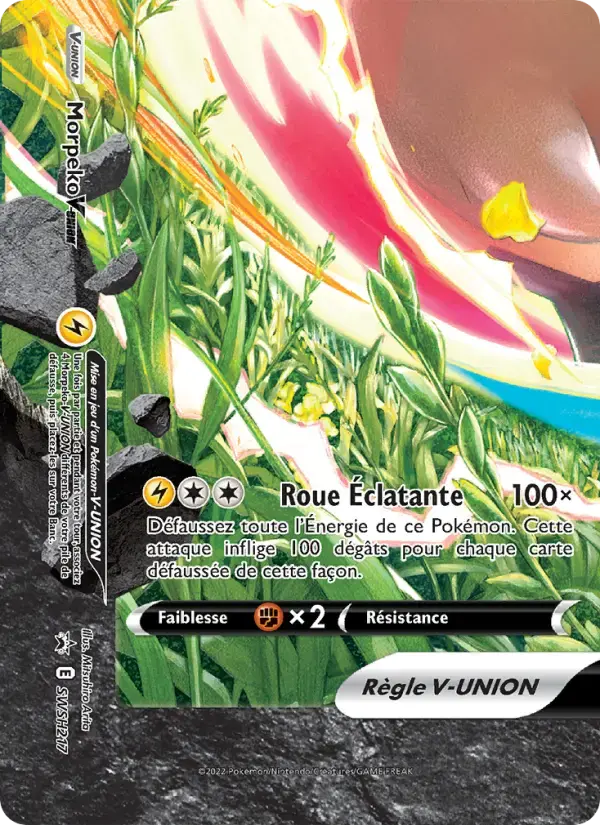 Carte Pokémon Morpeko V-UNION #SWSH217 — Promos Épée et Bouclier