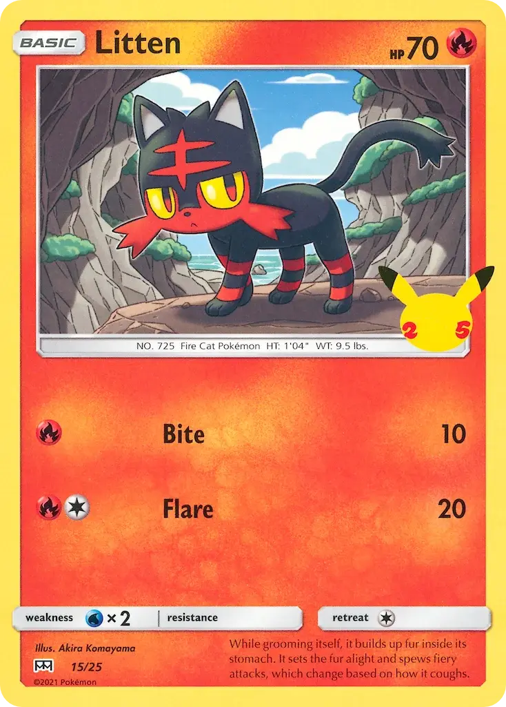 Carte Pokémon Flamiaou #15 — 2021 Promo McDonald's