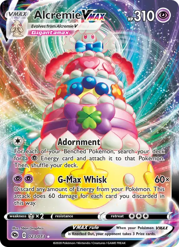Alcremie VMAX #23 — Champion's Path