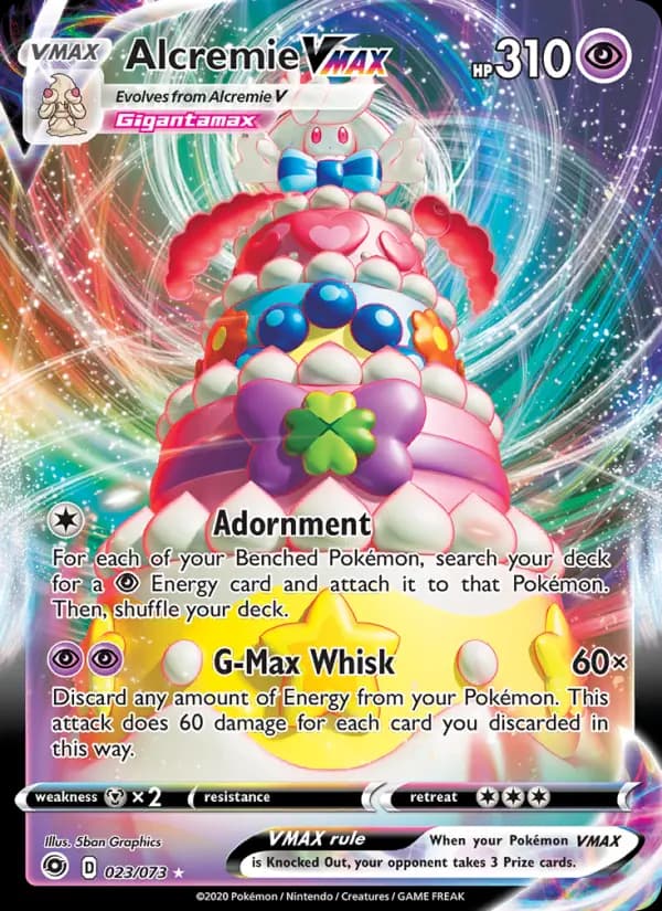 Alcremie VMAX #23 — Champion's Path