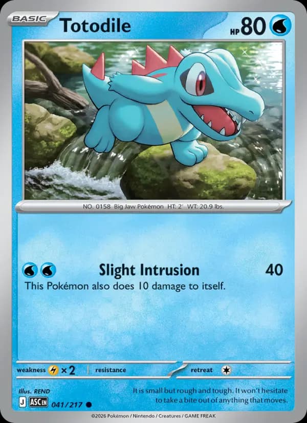 Totodile #041 — Ascended Heroes
