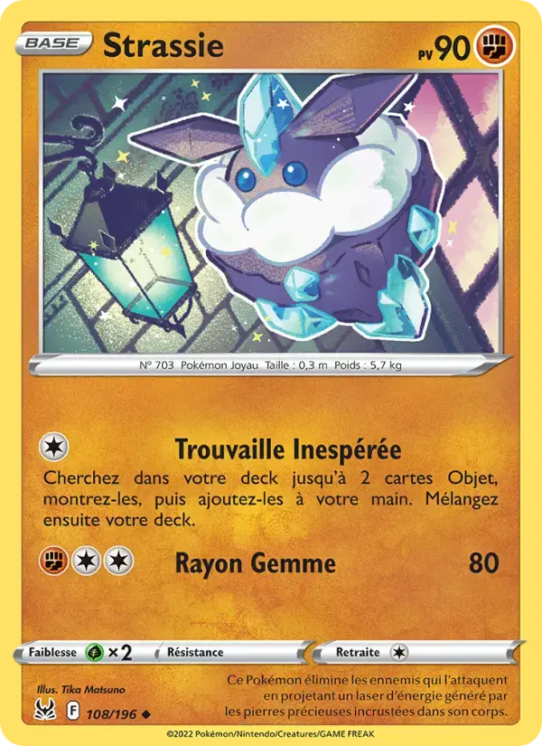 Carte Pokémon Strassie #108 — Origine Perdue