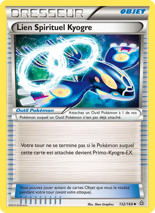 Carte Pokémon Lien Spirituel Kyogre #132 — Primo-Choc