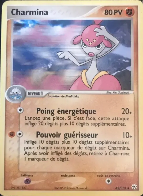 Carte Pokémon Charmina #42 — Légendes Oubliées