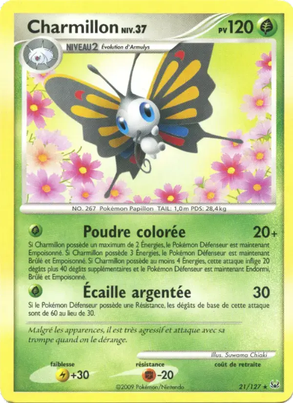 Carte Pokémon Charmillon #21 — Platine