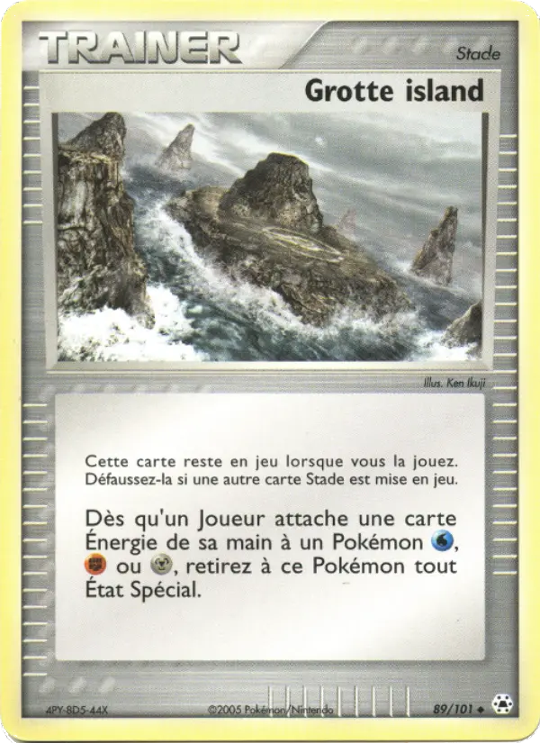 Carte Pokémon Grotte island #89 — Légendes Oubliées