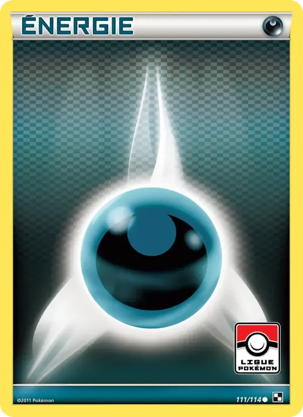 Carte Pokémon Énergie Obscurité #111 — Noir et Blanc