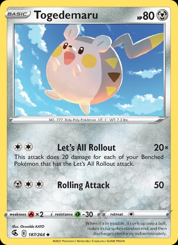 Togedemaru #187 — Fusion Strike