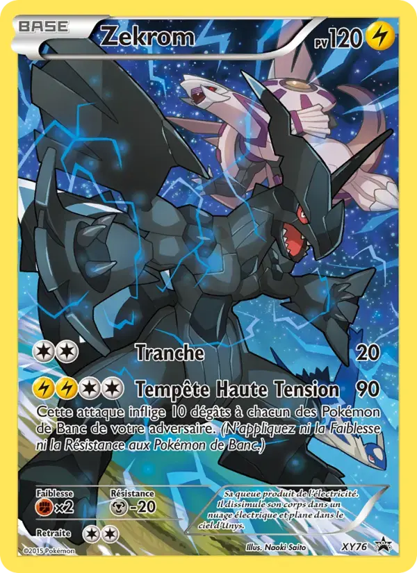 Carte Pokémon Zekrom #XY76 — Promos X&Y