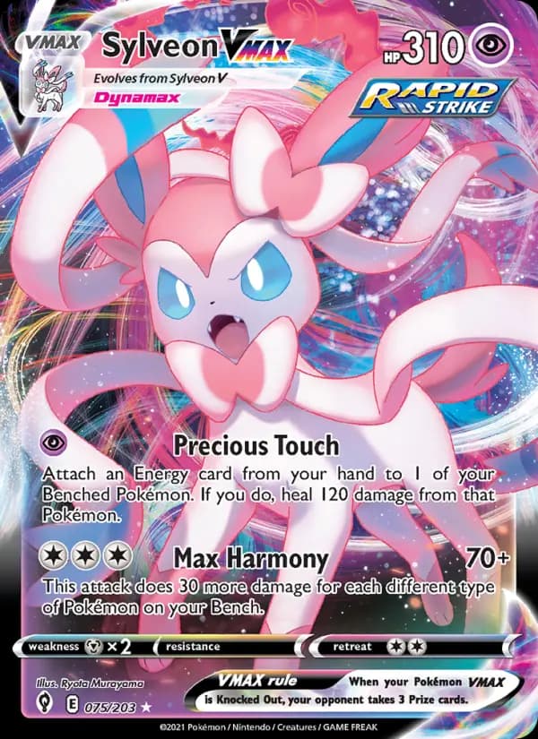 Sylveon VMAX #75 — Evolving Skies