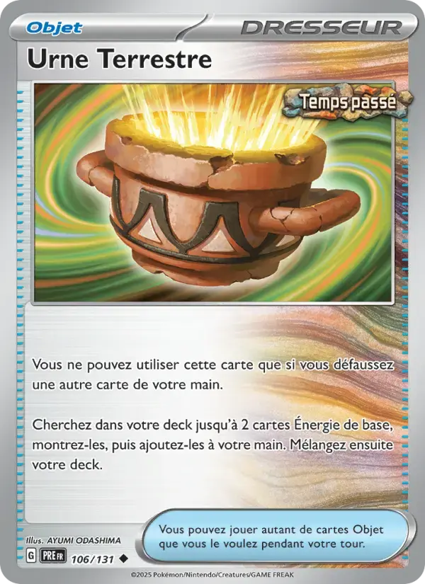 Carte Pokémon Urne Terrestre #106 — Évolutions Prismatiques