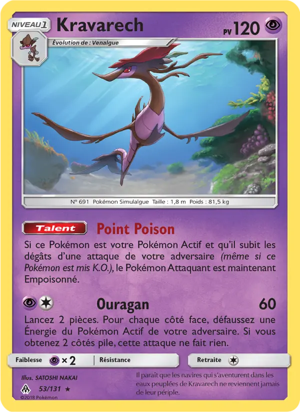 Carte Pokémon Kravarech #53 — Lumière Interdite