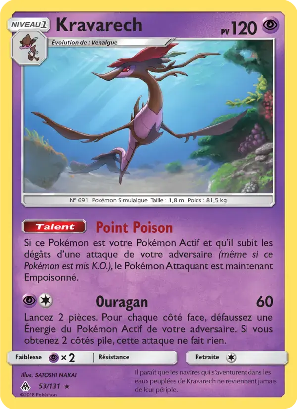 Carte Pokémon Kravarech #53 — Lumière Interdite