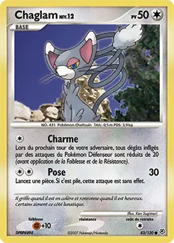Carte Pokémon Chaglam #83 — Diamant et Perle