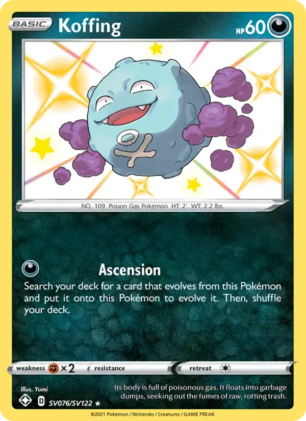 Koffing #SV076 — Shining Fates