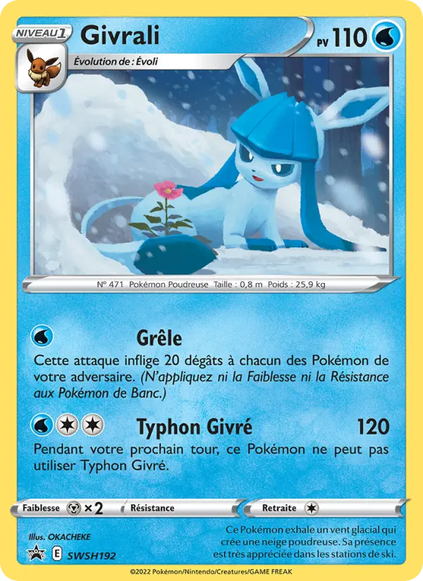 Carte Pokémon Givrali #SWSH192 — Promos Épée et Bouclier
