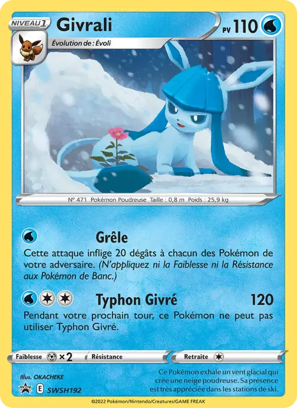 Carte Pokémon Givrali #SWSH192 — Promos Épée et Bouclier