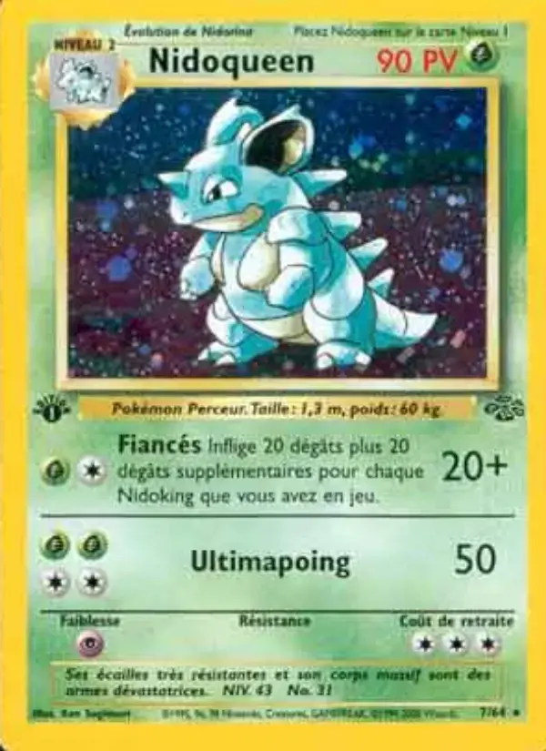 Carte Pokémon Nidoqueen #7 — Jungle
