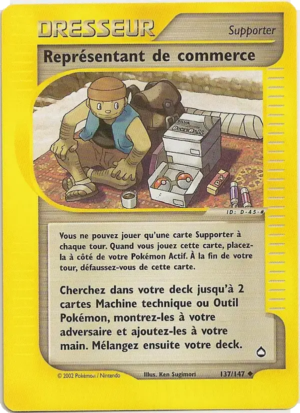 Carte Pokémon Représentant de commerce #137 — Aquapolis