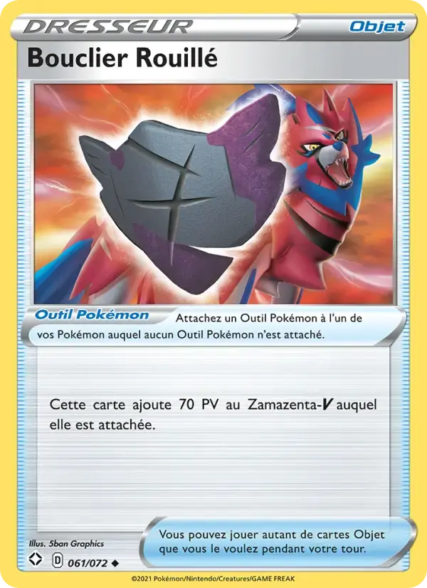 Carte Pokémon Bouclier Rouillé #61 — Destinées Radieuses