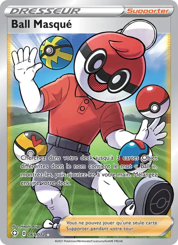 Carte Pokémon Ball Masqué #65 — Destinées Radieuses