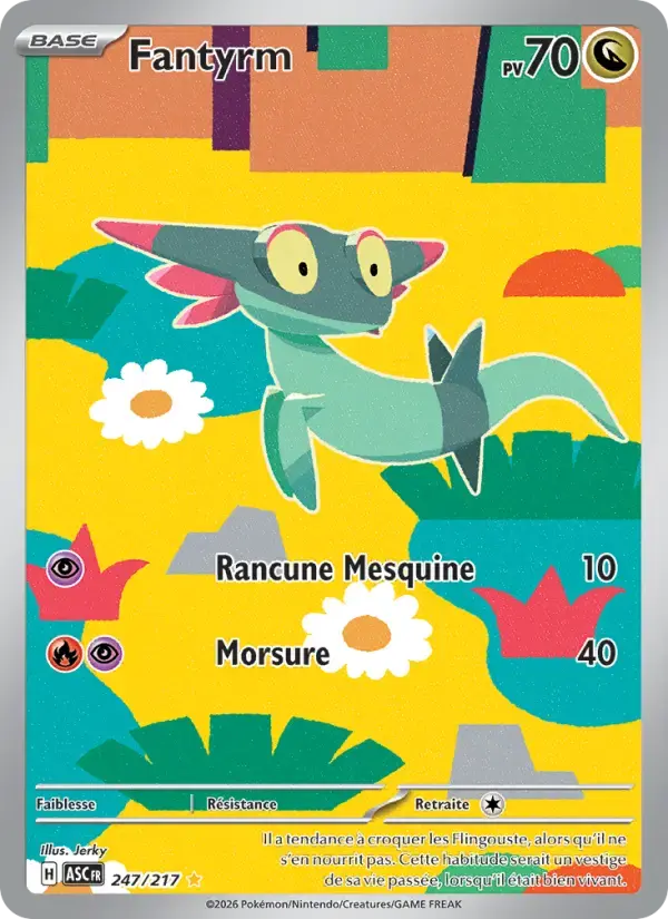 Carte Pokémon Fantyrm #247 — Héros Transcendants