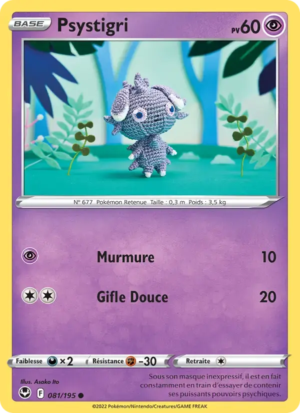 Carte Pokémon Psystigri #081 — Tempête Argentée