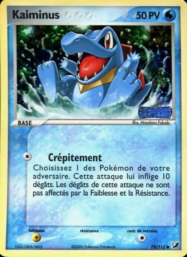Carte Pokémon Kaiminus #78 — Forces Cachées