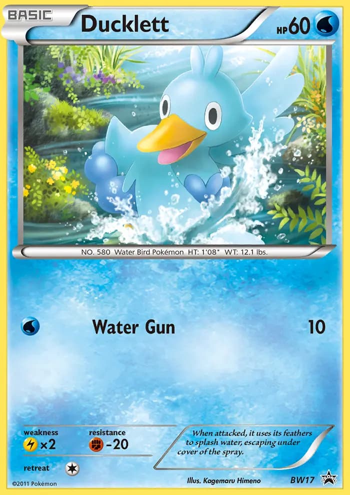 Ducklett #BW17 — Black & White Promos