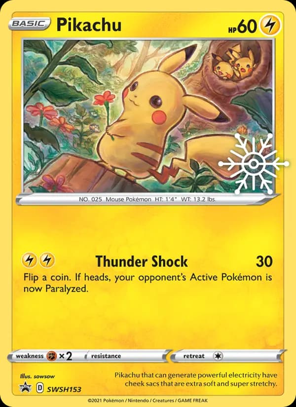 Pikachu #SWSH153 — Sword & Shield Promos